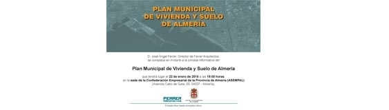 Journey of the Municipal Plan of Housing and Land of Almería