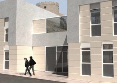 Project of 33 Subsidised Housing in la Chanca (Almería) 2008
