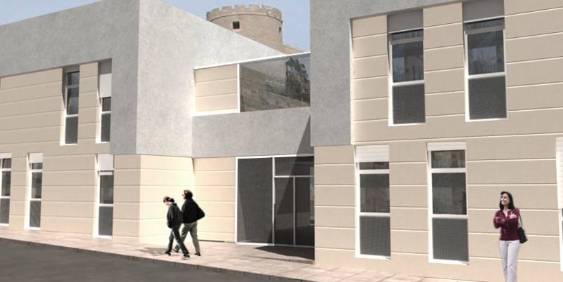 Project of 33 Subsidised Housing in la Chanca (Almería) 2008