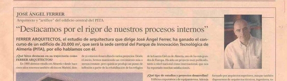 FERRER ARQUITECTOS and PITA in the national journal “5 Días”