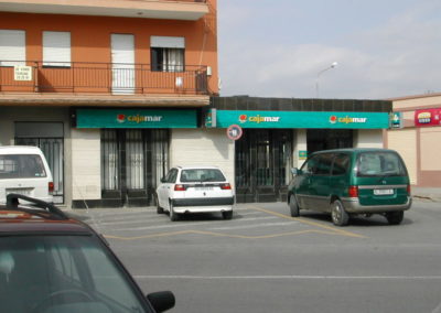 Cajamar office in El Alquian. Almeria. 2003.