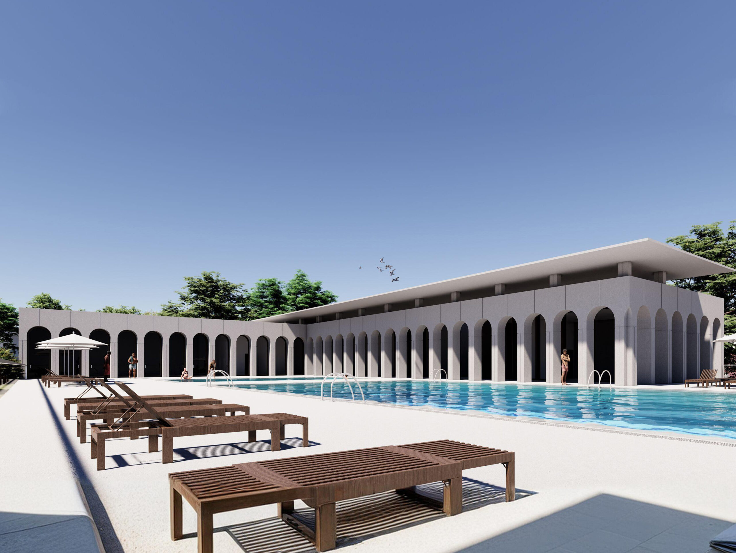 Proyecto piscina agua marina Aguadulce, Roquetas de Mar