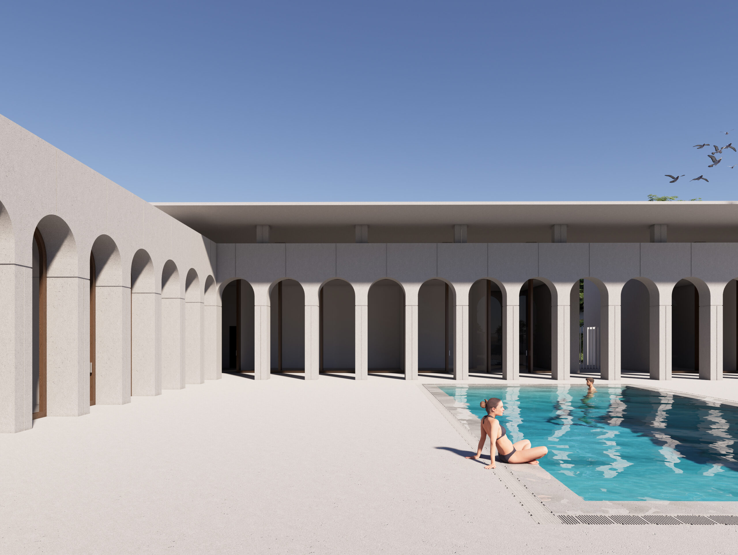 Proyecto piscina agua marina Aguadulce, Roquetas de Mar I