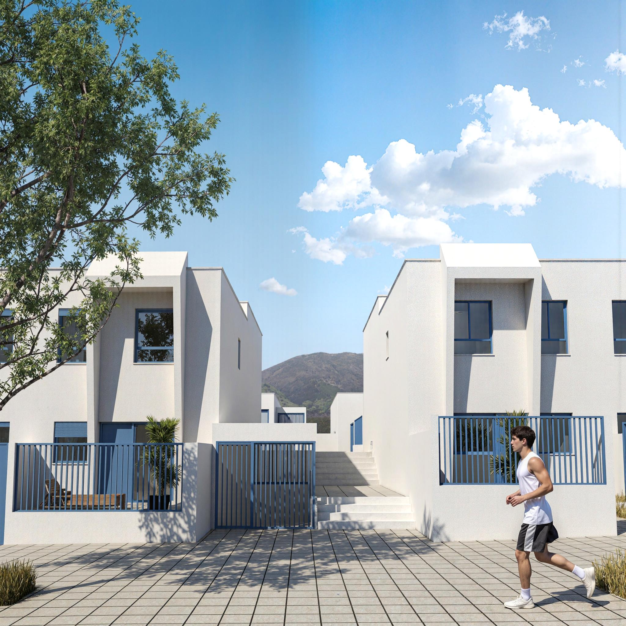 48 housing project, 18 locs. in San José, Níjar (Almería) 2004