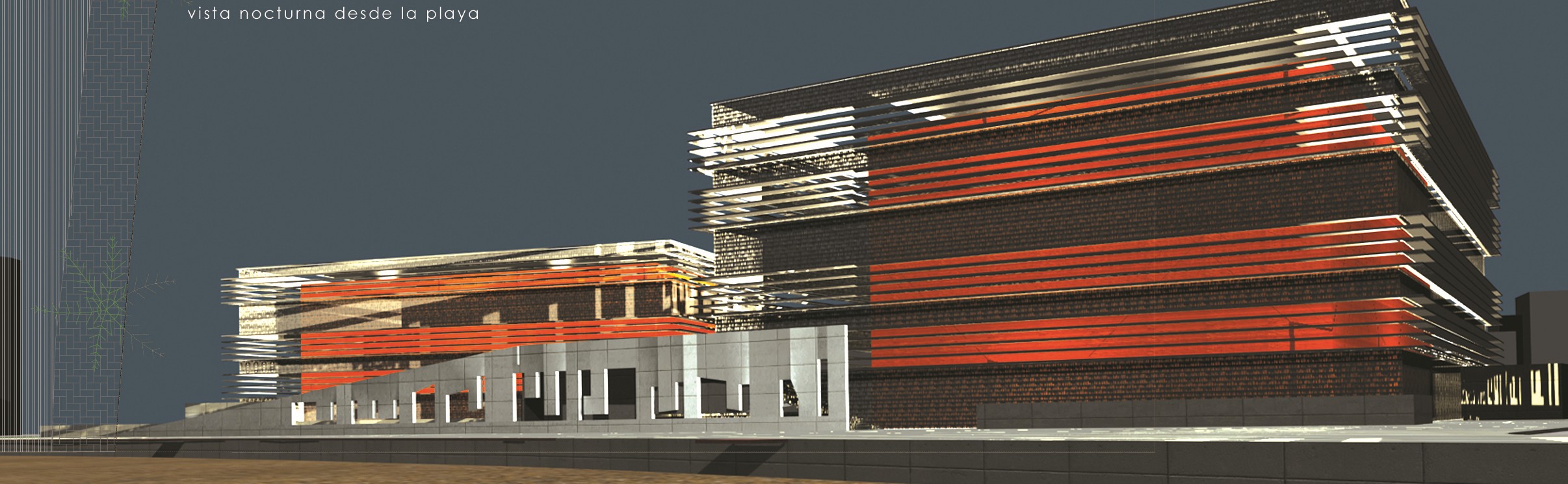 Draft of Theater-Auditorium of Águilas (Murcia) 2004