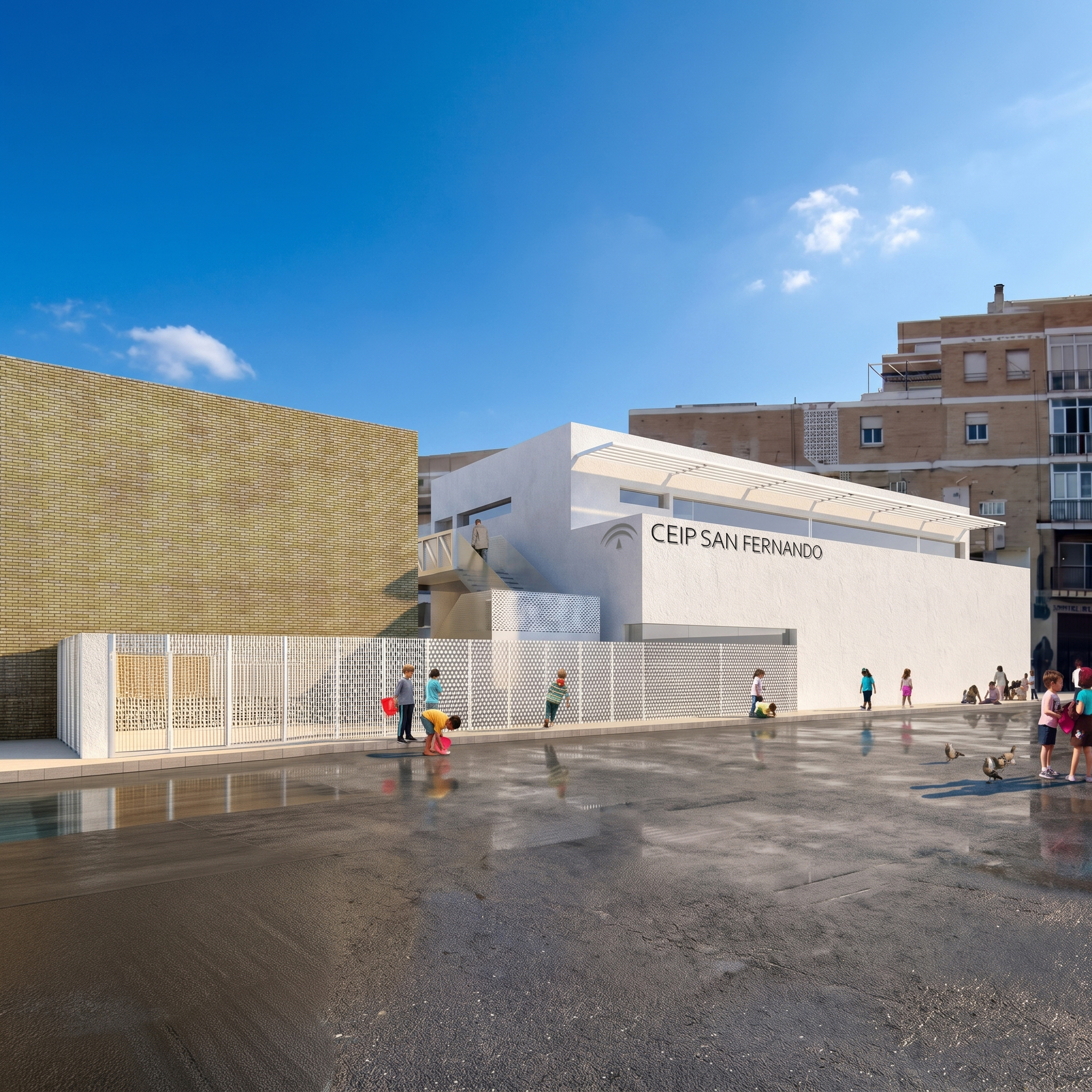 Anteproyecto de Rehabilitación de CEIP San Fernando en Adra (Almería) 2010