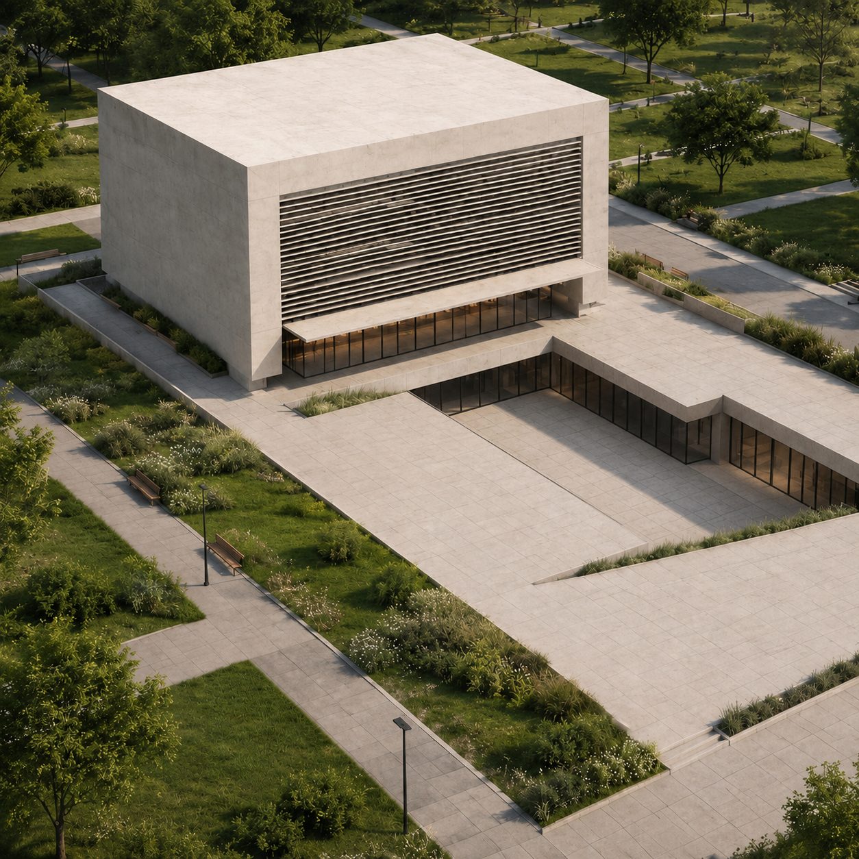Anteproyecto de Edificio Judicial en Antequera (Málaga) 2001