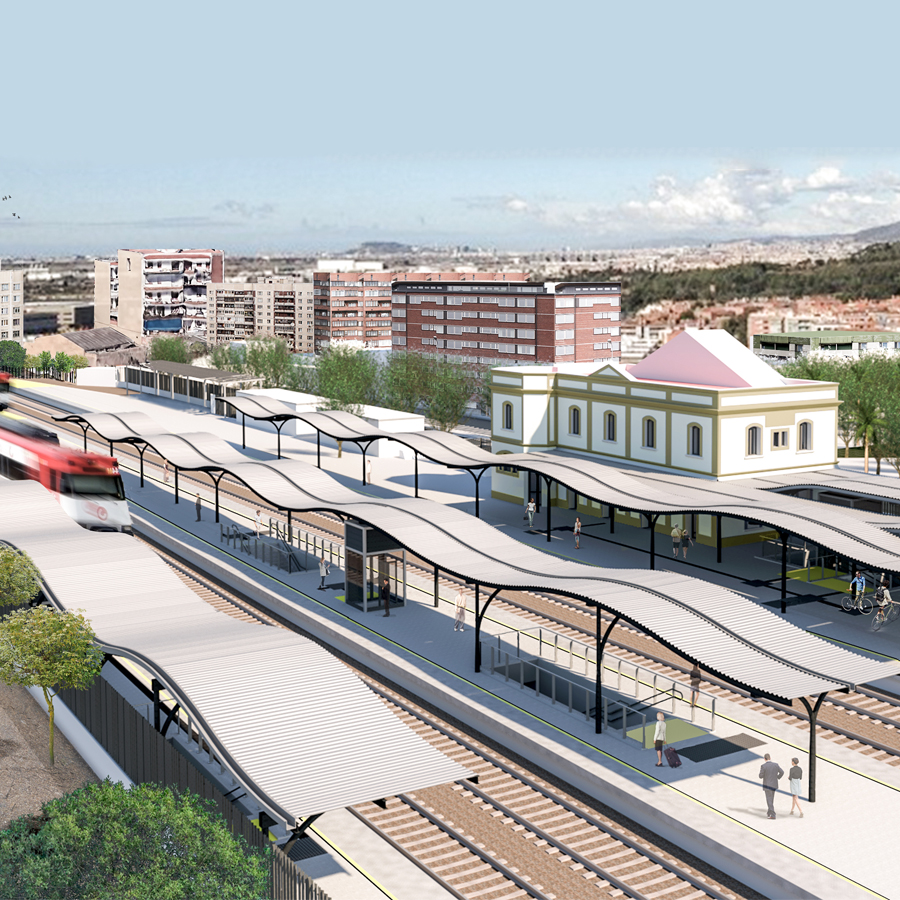 Castelldefels railway station refurbishment project (Barcelona)<br> <br> <br>