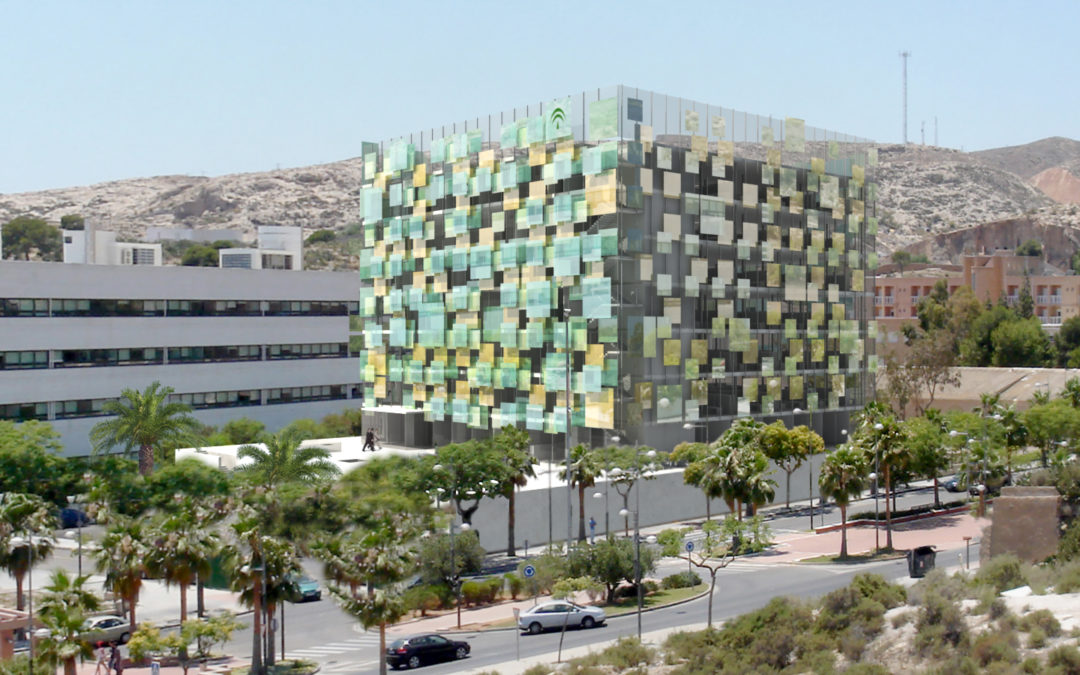 Anteproyecto de Edificio Administrativo en la Rambla (Almería) 2008